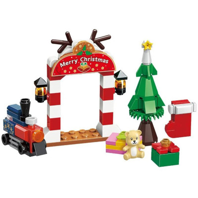 Đồ Chơi Lắp Ráp Chủ Đề Giáng Sinh - Christmas Castle - Keepplay 34016 (601 Mảnh Ghép)