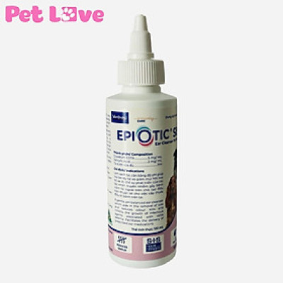 Dung dịch vệ sinh tai chó Epiotic (Virbac, Úc, mẫu mới)