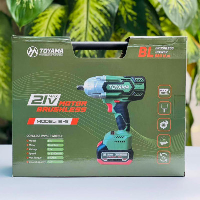 MÁY VẶN BULONG DÙNG PIN 21V TOYAMA B5 - HÀNG CHÍNH HÃNG