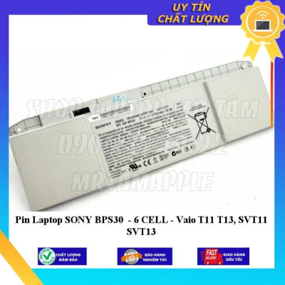 Pin dùng cho Laptop SONY BPS30  Vaio T11 T13 SVT11 SVT13 - Hàng Nhập Khẩu New Seal