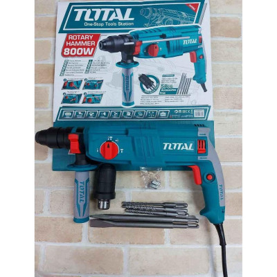 MÁY KHOAN ĐỤC 3 CHỨC NĂNG 26MM 800W TOTAL TH308266 - HÀNG CHÍNH HÃNG