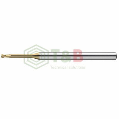 Dao Phay Bo Góc R 2 Me Cổ Dài D3 x R0.5x26x70L Union Tools Model HLRS2030-05-260, Dao phay ngón gia công sau nhiệt