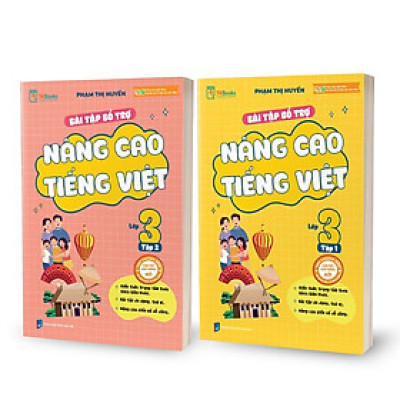Sách - Bài tập bổ trợ nâng cao Toán - Tiếng Việt - Tiếng Anh lớp 3 - Theo Chương Trình Sách Giáo Khoa