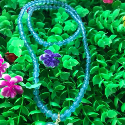 SỢI DÂY CHUYỀN ĐẸP XUẤT SẮC ĐÁ AQUA VIP MẶT TRÁI TIM  DÂY CHUYỀN ĐEO ĐẸP SANG - NHẸ NHÀNG - TỊNH TÂM  ĐẸP LẮM LUÔN NHE CHỊ EM ƠI  MÀU XANH AQUA NHẸ NHÀNG ĐẸP 100% ĐÁ THIÊN NHIÊN