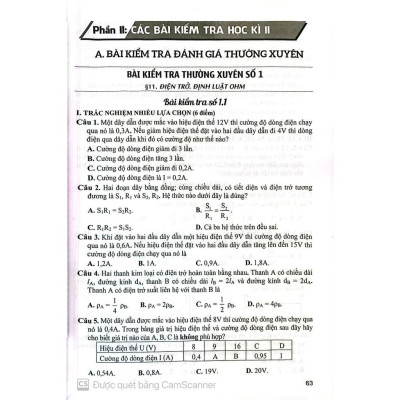 Đề kiểm tra đánh giá Vật Lí 9 (Khoa Học Tự Nhiên) (Theo CT GDPT mới- Bám sát SGK KNTT với cuộc sống) (HA-MK)
