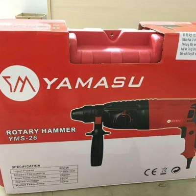 MÁY KHOAN BÊ TÔNG 3 CHỨC NĂNG 800W 26MM YMS-26 YAMASU - HÀNG CHÍNH HÃNG