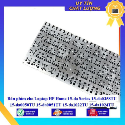 Bàn phím cho Laptop HP Home 15-da Series 15-da0358TU 15-da0050TU 15-da0051TU 15-da1022TU 15-da1024TU 15-da0033TX  - Hàng Nhập Khẩu New Seal