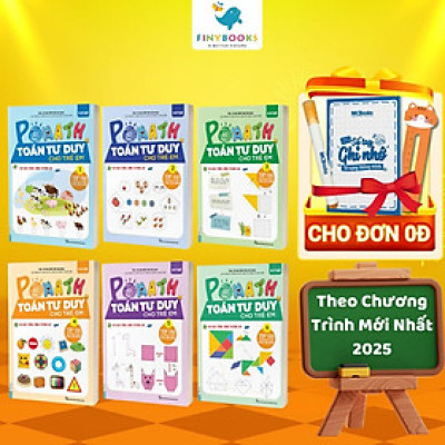 Sách - Combo Pomath Toán Tư Duy Cho Trẻ Em (Tập 1 - 6) Theo Chương Trình Mới Nhất