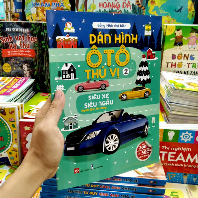 Dán Hình Ô Tô Thú Vị - Siêu Xe Siêu Ngầu