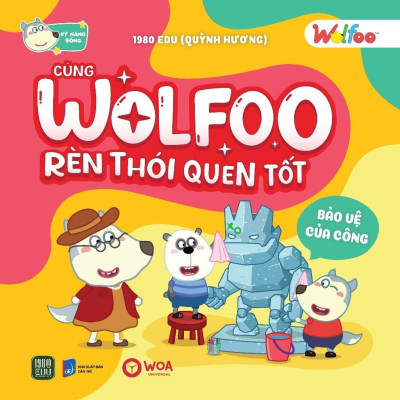 Sách - Wolfoo Rèn Thói Quen Tốt - Combo 6 Cuốn - 1980 Books