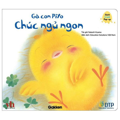 Sách - Sách Tranh Pop-Up - Gà Con Piyo Chúc Ngủ Ngon