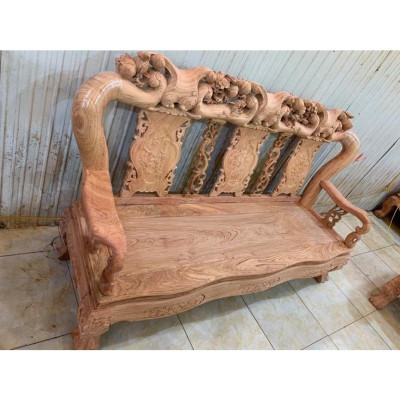 bộ bàn ghế quốc đào tay 10 gỗ hương đá nam phi