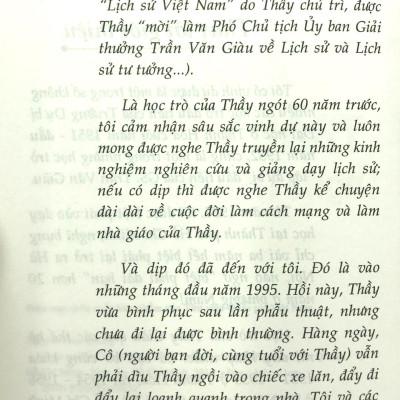 Giáo Sư Trần Văn Giàu - Nghe Thầy Kể Chuyện