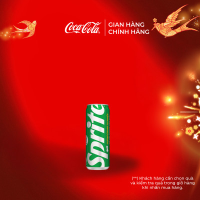 Lốc 24 Lon Nước Giải Khát Có Gas Sprite Vị Chanh 320ml/Lon Coca-Cola Official Store_TK