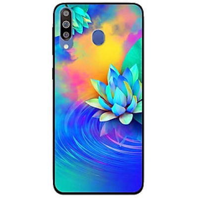 Ốp lưng dành cho Samsung M30 mẫu Sen Xanh Nước