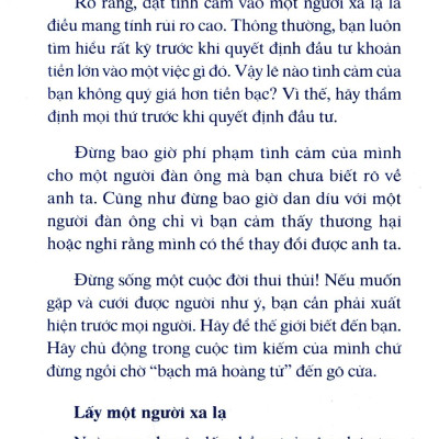 Dành Cho Những Cô Gái Đang Yêu (Tái Bản)