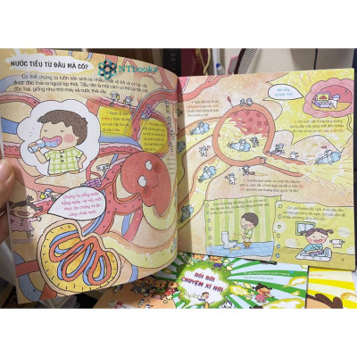 Sách Cơ Thế Siêu Rắc Rối - Nước Tiểu Thật Khó Hiểu (Dành cho trẻ em từ 5-12 tuổi)