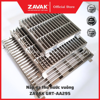 Rãnh Thoát nước vuông Inox 304 ZAVAK Grating GRT-AA191