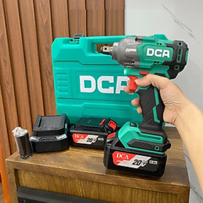 MÁY SIẾT BULOONG KHÔNG CHỔI THAN DÙNG PIN 20V/4.0AHX2 (KÈM 1 SẠC, 2 PIN 4.0AH) DCA ADPB488EM - HÀNG CHÍNH HÃNG