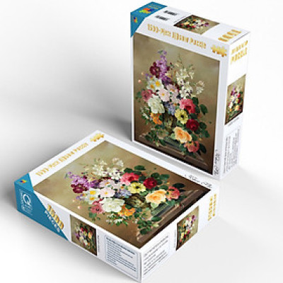 Khoe Sắc - Bộ Tranh Ghép Hình Minh Châu 1500 Mảnh Kích Thước 60x80cm