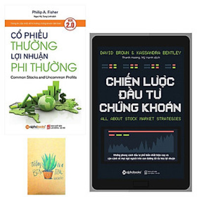 Combo Cổ Phiếu Thường, Lợi Nhuận Phi Thường và Chiến Lược Đầu Tư Chứng Khoán ( Tặng Kèm Sổ Tay )