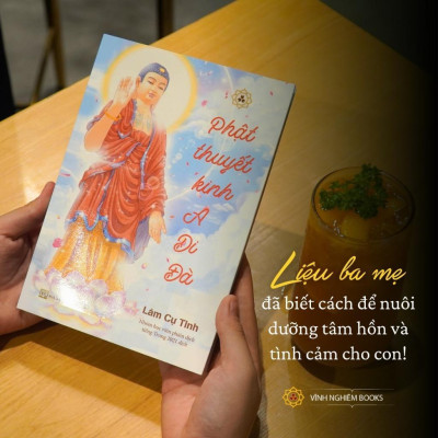 Sách - Phật Thuyết Kinh A Di Đà - Lâm Cự Tinh - Vĩnh Nghiêm Books