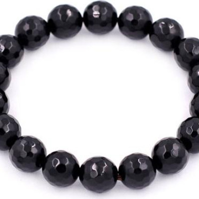 Chuỗi đeo tay Thạch Anh Đen Cắt Giác 10 ly - hợp mệnh Mộc, mệnh Thủy