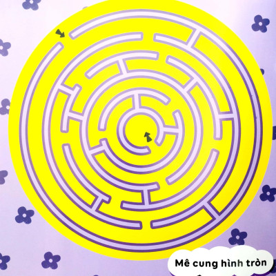 Mê Cung Thông Minh - Rèn Khả Năng Tập Trung Cho Trẻ - Hình Khối (Từ 4-10 Tuổi)