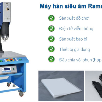 Máy hàn siêu âm Rama RS-165 Công suất 3200W Tần số 15KHz/ 20KHz - Hàng chính hãng