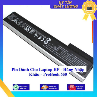 Pin dùng cho Laptop HP  ProBook 650 - Hàng Nhập Khẩu MIBAT636