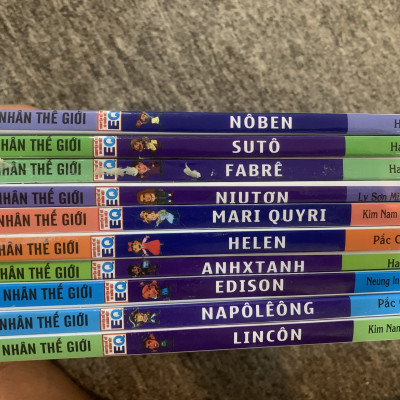 Combo 10 q Danh nhân thế giới(NXB Kim Đồng)