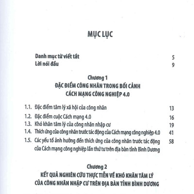 Một Số Vấn Đề Lý Luận Và Thực Tiễn Tâm Lý Công Nhân Trong Bối Cảnh Cuộc Cách Mạng Công Nghiệp 4.0 (Sách chuyên khảo) - Đồng Văn Toàn, Nguyễn Văn Thăng (Đồng chủ biên)