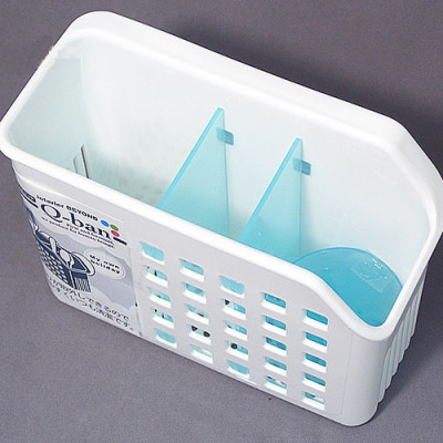 Ống cắm đũa thìa đa năng Yamada màu trắng, có núm hít silicon - Nội địa Nhật Bản