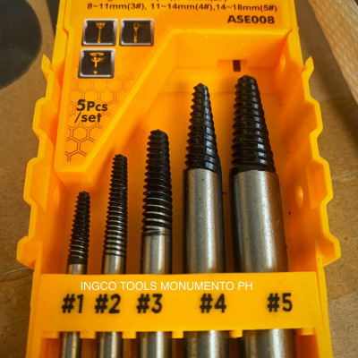 BỘ 5 MŨI VEN RĂNG INGCO ASE008 - HÀNG CHÍNH HÃNG