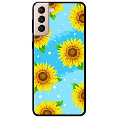 Ốp lưng dành cho Samsung Galaxy S21 mẫu Họa Tiết Hoa Vàng 2