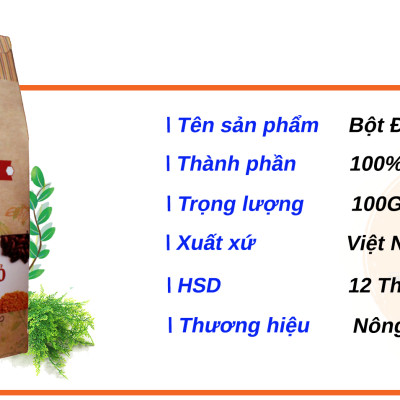 Bột Đậu Đỏ Làm Đẹp 500gr - Nông Sản Vàng