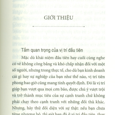 DẪN ĐẦU HAY LÀ CHẾT - Chiến Lược Bán Hàng Để Chiếm Lĩnh Thị Trường Và Hạ Gục Đối Thủ (Bản in năm 2022)