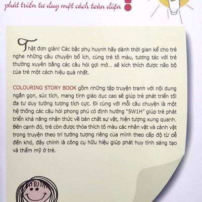 Truyện Tô Màu Phát Triển Tư Duy Thumbtelling - Chị Mèo Nhận Họ