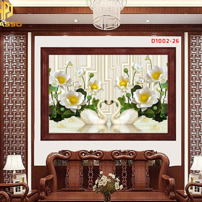 Tranh kính Hoa ngọc D1002 20 ( được chọn mẫu)