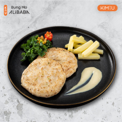 Ức Gà Steak Sốt Carbonara Hàn Quốc Ăn Liền Healthy Tăng Cơ Giảm Cân - Gói 130g