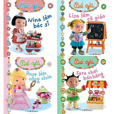 Sách - Bé Gái - Combo 4 Cuốn - Đông A