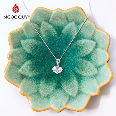 Dây chuyền bạc mặt khóa như ý - Ngọc Quý Gemstones