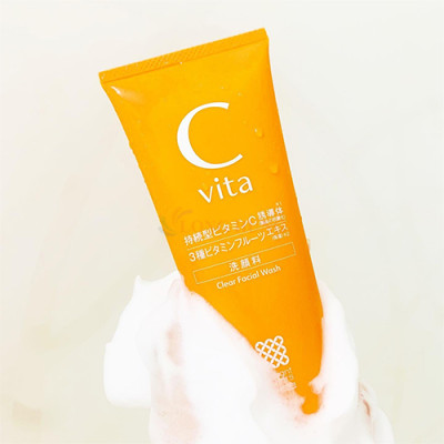 Sữa rửa mặt sáng da Meishoku C Vita Clear Facial Wash (15g) - Hàng chính hãng