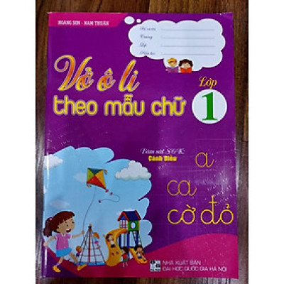 Sách - Vở Ô Li Theo Mẫu Chữ Lớp 1 (Bám Sát SGK Cánh Diều)
