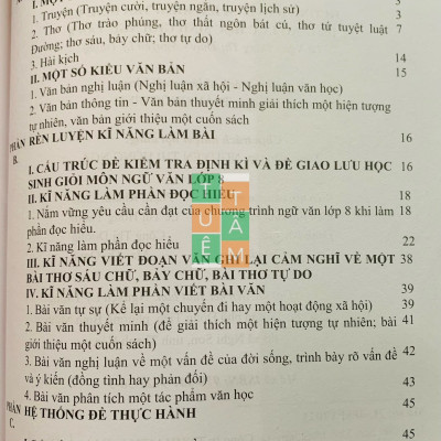 Sách - Hướng dẫn làm bài kiểm tra định kì, đề giao lưu học sinh giỏi Ngữ Văn 8