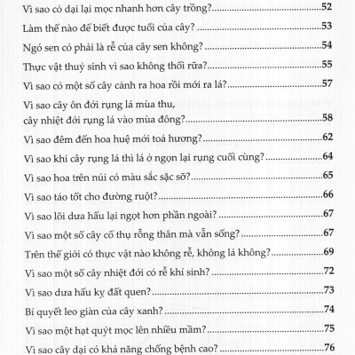 10 Vạn Câu Hỏi Vì Sao? - Thực Vật (Tái Bản)