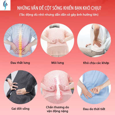Đai bụng ngải cứu chườm nóng bụng, giảm mõ, giảm đau mỏi vùng cột sống