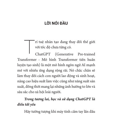 Sách - Thời Đại AI - Làm Thế Nào Để ChatGPT Hiệu Quả