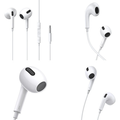 Tai nghe nhét tai hỗ trợ mic chân cắm 3.5mm Baseus Encok H17 NGCR020002 -Hàng chính hãng