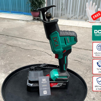 MÁY CƯA KIẾM KHÔNG CHỔI THAN DÙNG PIN 20V/4.0AH (KÈM 1 SẠC, 1 PIN 4.0AH) DCA ADJF22DM - HÀNG CHÍNH HÃNG